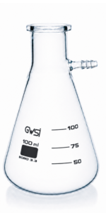 Filtering Flask With Glass Connector, 100ml, Borosilicate Glass — GWSI laboratory product.